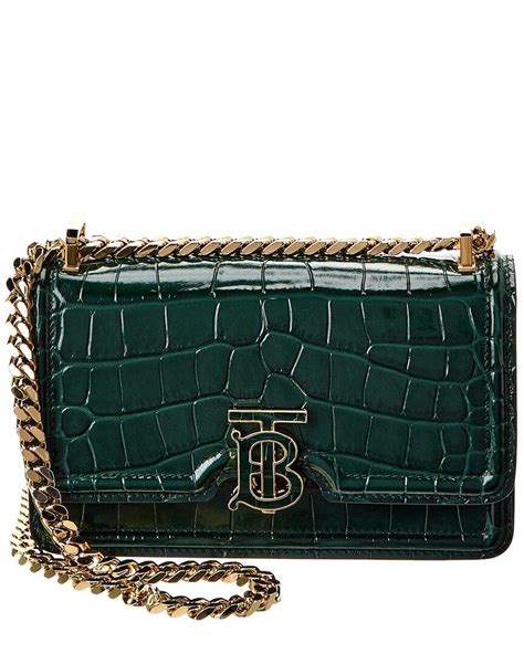burberry tb leather shoulder bag